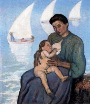 Joaquim Sunyer De Miro : Maternidad II
